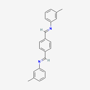 N,N'-(1,4-Phenylenedimethylidyne)DI-M-toluidine