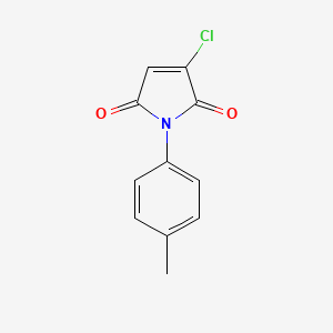 1H-Pyrrole-2,5-dione, 3-chloro-1-(4-methylphenyl)-