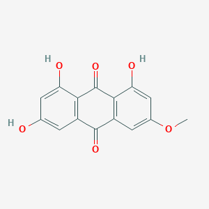molecular formula C15H10O6 B1196291 Lunatin 