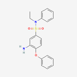 3-Amino-N-ethyl-4-phenoxy-N-phenylbenzenesulphonamide