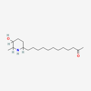 molecular formula C18H35NO2 B1196301 Cassin 