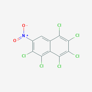 1,2,3,4,5,6-Hexachloro-7-nitronaphthalene