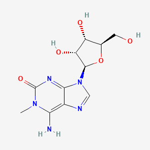 molecular formula C11H15N5O5 B1196309 Adenosine, 1,2-dihydro-1-methyl-2-oxo- CAS No. 70639-65-5