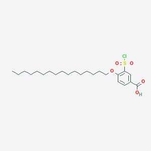 3-Chlorosulfonyl-4-hexadecyloxybenzoic acid