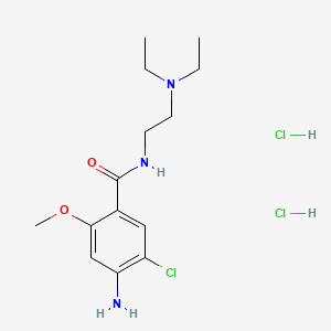 molecular formula C14H24Cl3N3O2 B1196326 Metoclopramide dihydrochloride CAS No. 2576-84-3