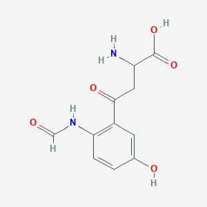 molecular formula C11H12N2O5 B1196334 5-Hydroxy-N-formylkynurenine 