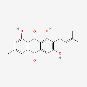 molecular formula C20H18O5 B1196343 2-Isoprenylemodin CAS No. 82345-58-2