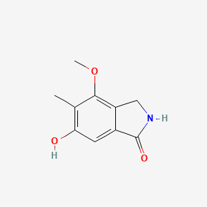 molecular formula C10H11NO3 B1196345 Cichorine CAS No. 114090-43-6