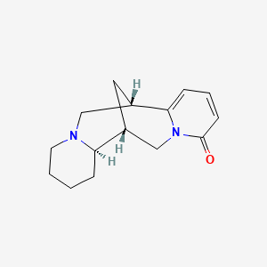 molecular formula C15H20N2O B1196346 3,4,5,6-Tetradehydrospartein-2-one 