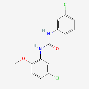 1-(5-Chloro-2-methoxyphenyl)-3-(3-chlorophenyl)urea