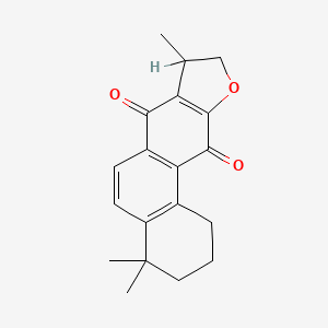 molecular formula C19H20O3 B1196356 Isocryptotanshinone CAS No. 22550-15-8