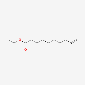 molecular formula C12H22O2 B1196359 9-癸酸乙酯 CAS No. 67233-91-4