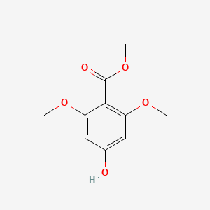 molecular formula C10H12O5 B11963601 Methyl 4-hydroxy-2,6-dimethoxybenzoate CAS No. 66625-19-2