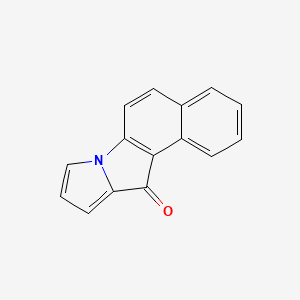 molecular formula C15H9NO B1196386 11-Oxo-11H-benzo(e)pyrrolo(1,2-a)indole CAS No. 38040-61-8