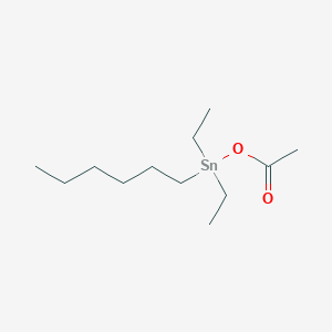 Diethylhexyltin acetate