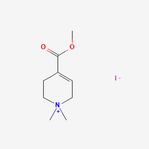 molecular formula C9H16INO2 B1196391 Isoarecoline methiodide CAS No. 52632-31-2