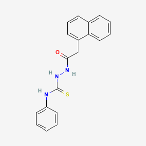 1-Naphthaleneacetic acid, 2-((phenylamino)thioxomethyl)hydrazide