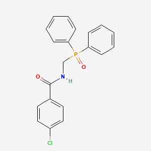 4-chloro-N-[(diphenylphosphoryl)methyl]benzamide