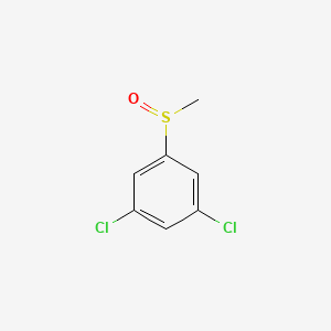 molecular formula C7H6Cl2OS B1196399 1,3-Dichloro-5-(methylsulfinyl)benzene CAS No. 38452-22-1