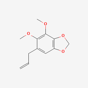 molecular formula C12H14O4 B1196416 Dillapiole CAS No. 484-31-1