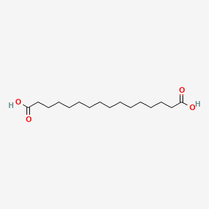 molecular formula C16H30O4 B1196417 十六烷二酸 CAS No. 505-54-4