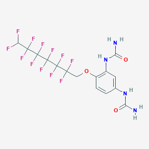 1,1'-(4-((2,2,3,3,4,4,5,5,6,6,7,7-Dodecafluoroheptyl)oxy)-1,3-phenylene)diurea