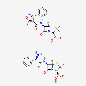 molecular formula C35H38N6O9S2 B1196448 Broadcillin CAS No. 8067-85-4