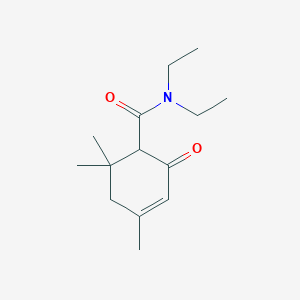 N,N-Diethyl-2-oxo-4,6,6-trimethyl-3-cyclohexene-1-carboxamide