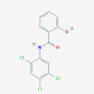 molecular formula C13H8Cl3NO2 B11964528 2-hydroxy-N-(2,4,5-trichlorophenyl)benzamide CAS No. 106480-61-9