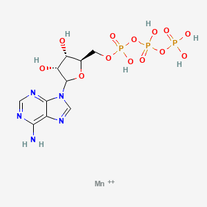 molecular formula C10H16MnN5O13P3+2 B1196453 锰腺苷三磷酸 CAS No. 56842-80-9