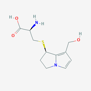 molecular formula C11H16N2O3S B1196456 7-Cysteinyldehydroretronecine CAS No. 64660-85-1