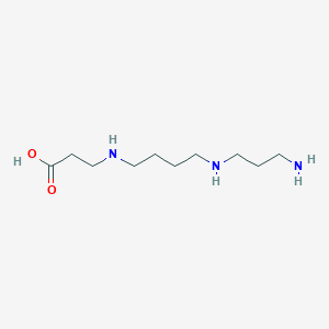 molecular formula C10H23N3O2 B1196457 Spermic acid 1 CAS No. 66165-34-2