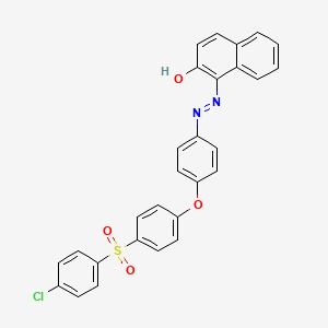 1-(4-(4-(4-Chloro-benzenesulfonyl)-phenoxy)-phenylazo)-naphthalen-2-OL