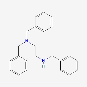 molecular formula C23H26N2 B11964703 N,N,N'-Tribenzyl-ethane-1,2-diamine CAS No. 78774-31-9