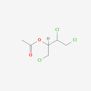 molecular formula C6H9Cl3O2 B11964714 1,3,4-Trichlorobutan-2-yl acetate CAS No. 35128-49-5