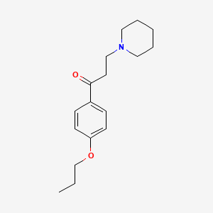 molecular formula C17H25NO2 B1196475 普鲁卡因 CAS No. 3670-68-6