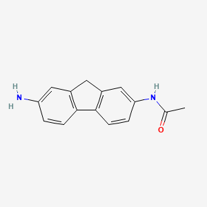 molecular formula C15H14N2O B11964762 Acetamide, N-(7-aminofluoren-2-yl)- CAS No. 6957-50-2