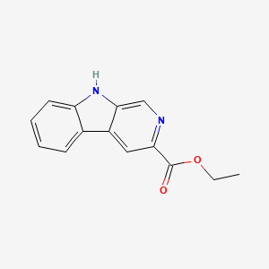 molecular formula C14H12N2O2 B1196479 乙基 β-咔啉-3-羧酸酯 CAS No. 74214-62-3
