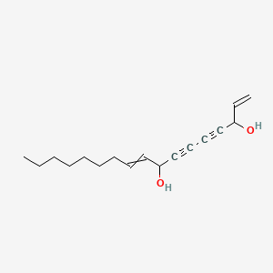 molecular formula C17H24O2 B1196487 Panaxynol; Carotatoxin 