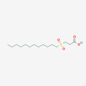 3-(Dodecylsulfonyl)propanoic acid