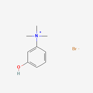 molecular formula C9H14BrNO B1196494 3-Hydroxyphenyltrimethylammonium bromide CAS No. 1620-19-5