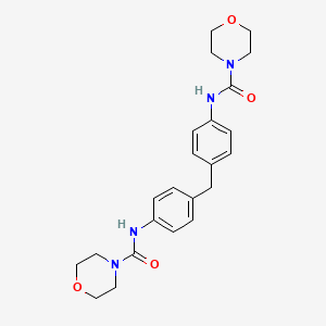 4-Morpholinecarboxamide, N,N'-(methylenedi-4,1-phenylene)bis-