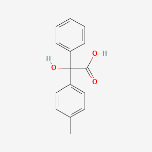 molecular formula C15H14O3 B11965021 Hydroxy-phenyl-P-tolyl-acetic acid CAS No. 4166-98-7