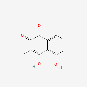 molecular formula C12H10O4 B1196520 阿魏醌 CAS No. 86533-36-0