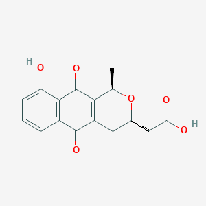 molecular formula C16H14O6 B1196522 二氢卡拉芬菌素 
