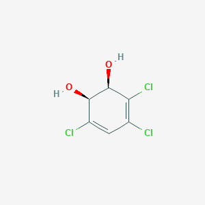 molecular formula C6H5Cl3O2 B1196523 (1S,2R)-3,4,6-三氯环己-3,5-二烯-1,2-二醇 