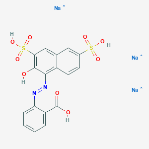 molecular formula C17H12N2Na3O9S2 B11965258 Pontachrome Red B 