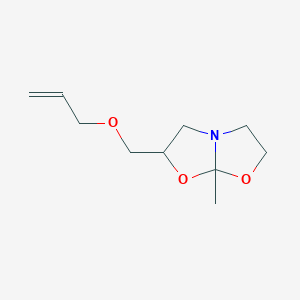 molecular formula C10H17NO3 B11965324 2-((Allyloxy)methyl)-7a-methyltetrahydro-2H-oxazolo[2,3-b]oxazole CAS No. 46244-63-7