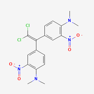 N-(4-{2,2-dichloro-1-[4-(dimethylamino)-3-nitrophenyl]vinyl}-2-nitrophenyl)-N,N-dimethylamine