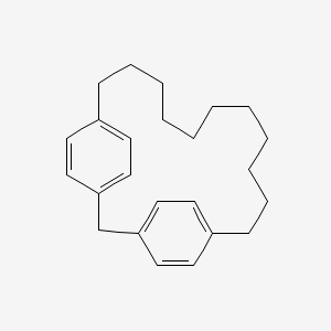 Tricyclo(16.2.2.2(3,6))tetracosa-1(21),3(24),4,6(23),18(22),19-hexaene